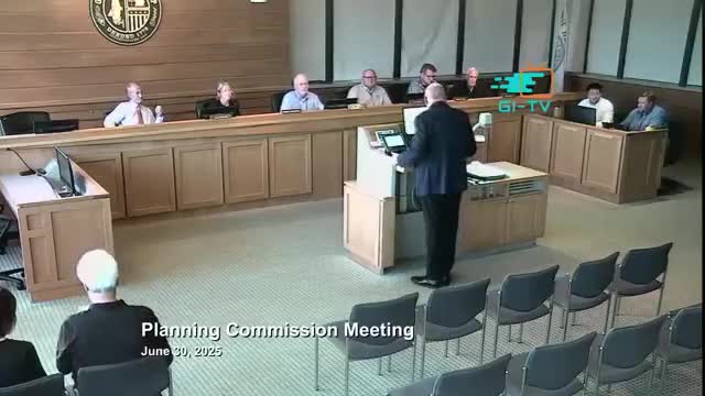 Father Mark Koronski proposes senior housing at Sacred Heart Church on Grosse Ile