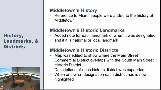 Council reviews historic landmark additions to South Main Street design guidelines