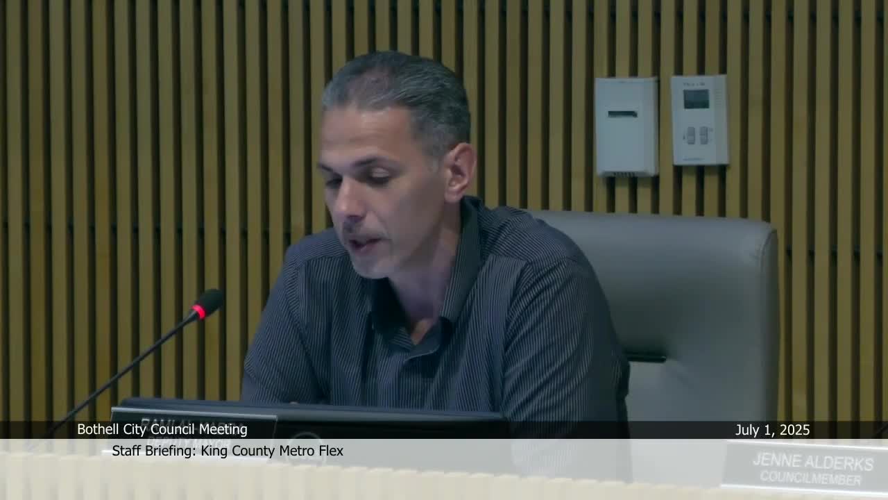 Bothell City Council discusses enhancing metro services and disability pride flag display