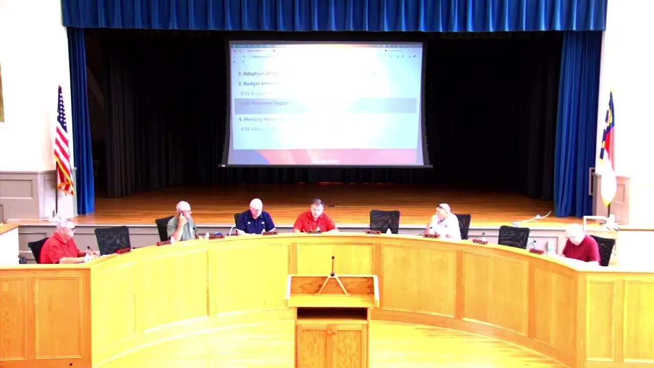 Cleveland County Schools board unanimously approves personnel report at June special call meeting
