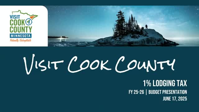 Visit Cook County outlines 1% lodging-tax renewal, local grants and music funding