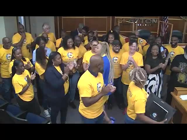 Clayton County Commissioners celebrate budget approval and discuss public input initiatives