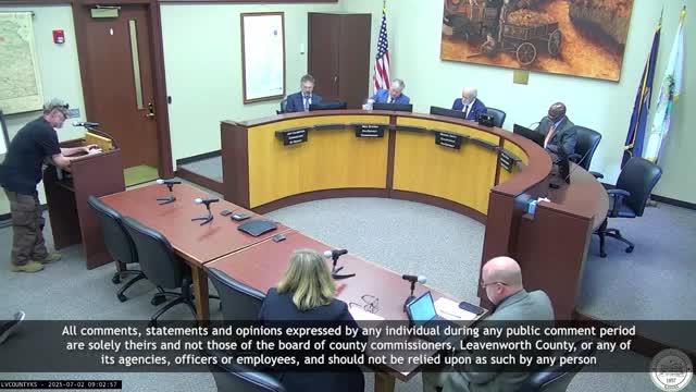 Leavenworth County commissioners discuss rising abortion rates and taxpayer funding concerns