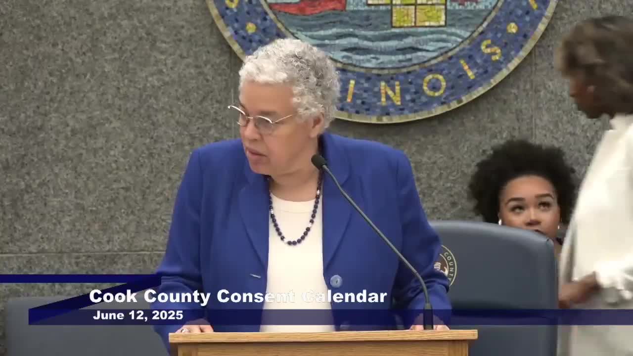 Cook County Board approves consent calendar including ceremonial resolutions for Kefir Day, gun-violence prevention, Juneteenth and other recognitions