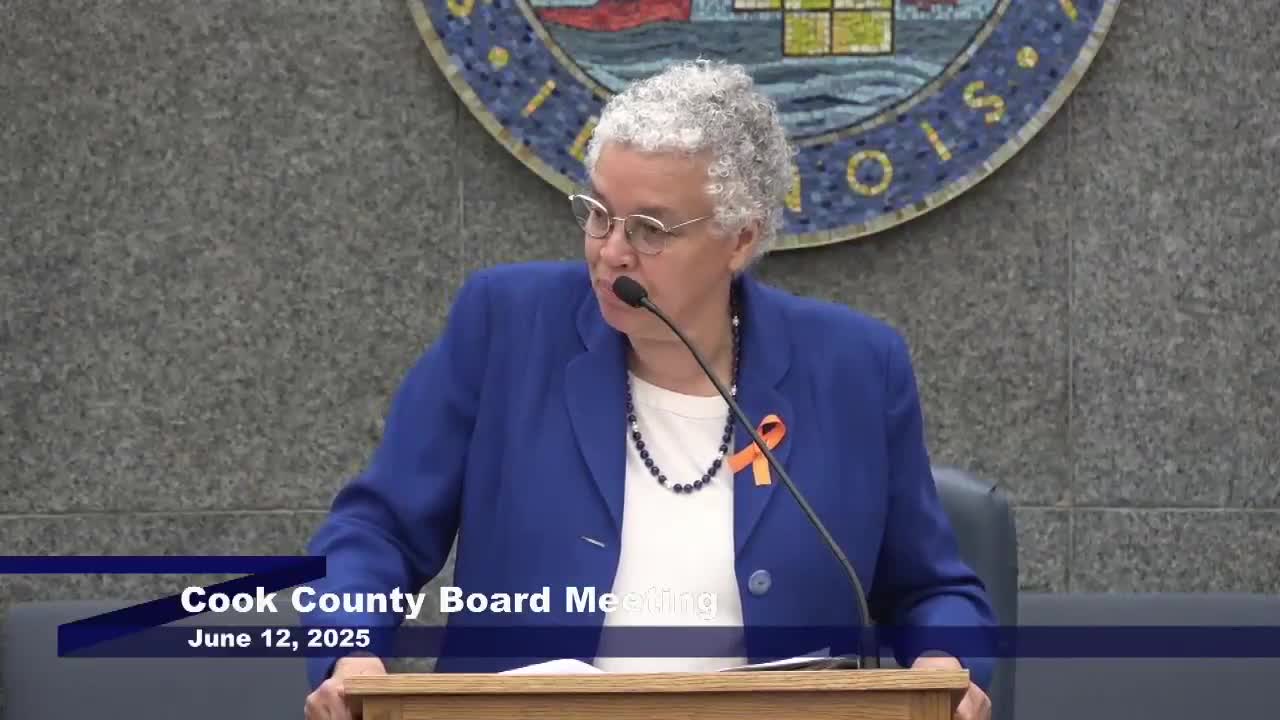 Cook County commissioners warn residents after workplace immigration raid; hotline and rapid-response resources shared