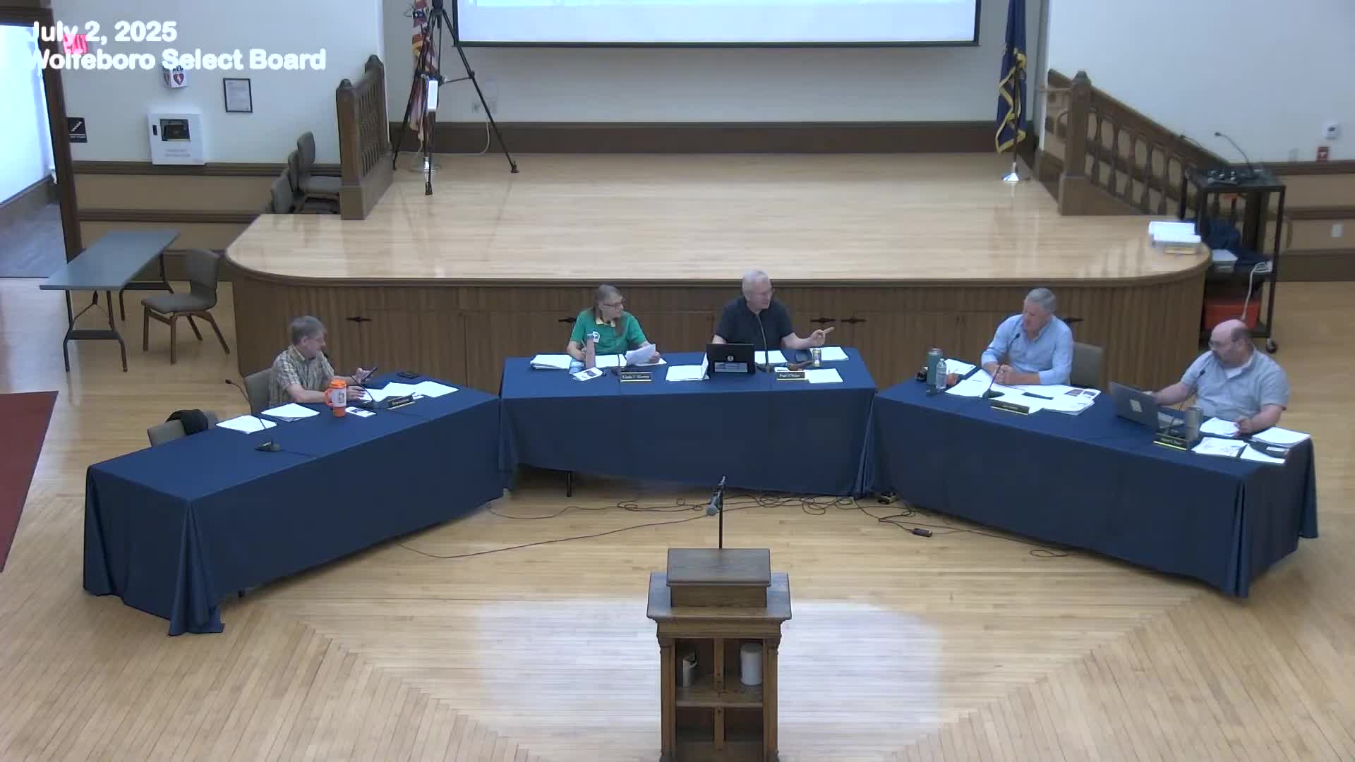 Wolfeboro Board drafts letter to Governor Ayotte opposing key bills