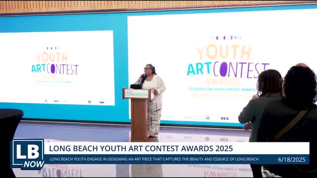 Mayor Rex Richardson launches Long Beach youth arts contest at City Hall