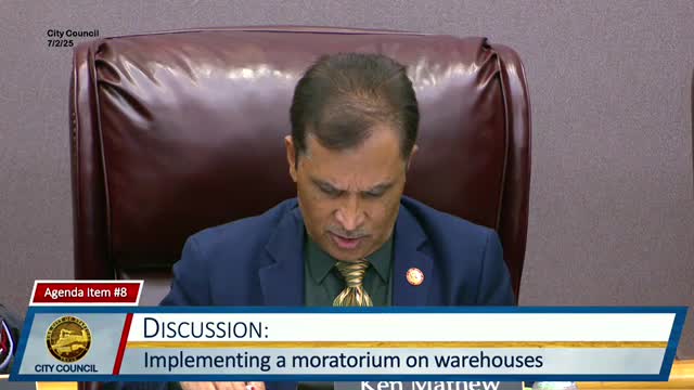 Stafford City Council considers moratorium on new warehouses amidst legal counsel report