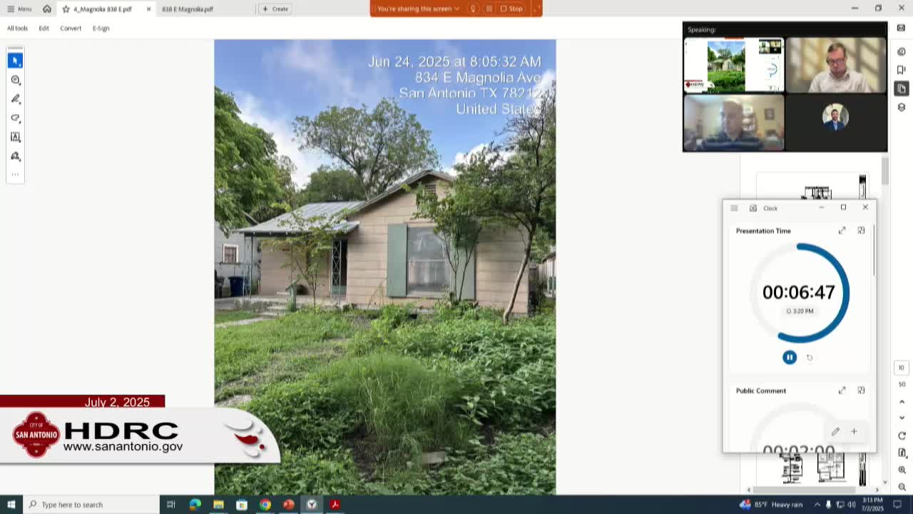 Michael Salazar seeks renovations in River Road Historic District review