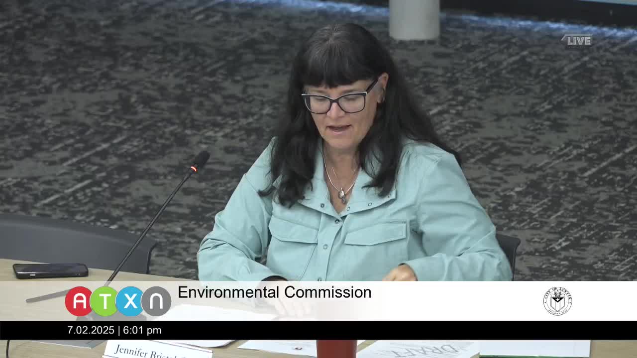 Equity Action advocates for climate equity funding at environmental commission meeting