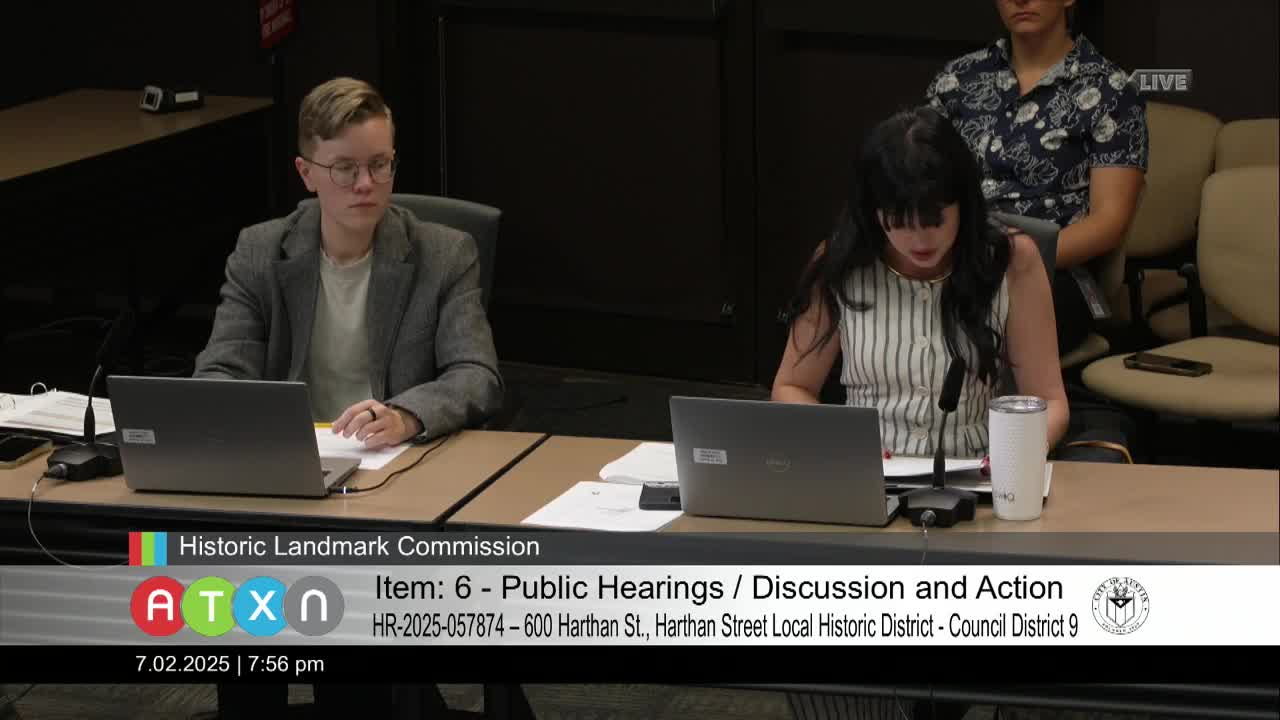 Commission reviews historic preservation proposal amid public opposition