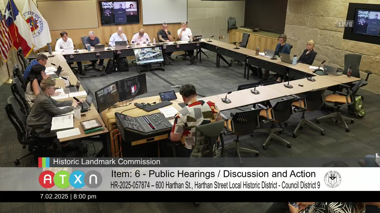 Austin City Council approves local historic district status for Horace Street buildings