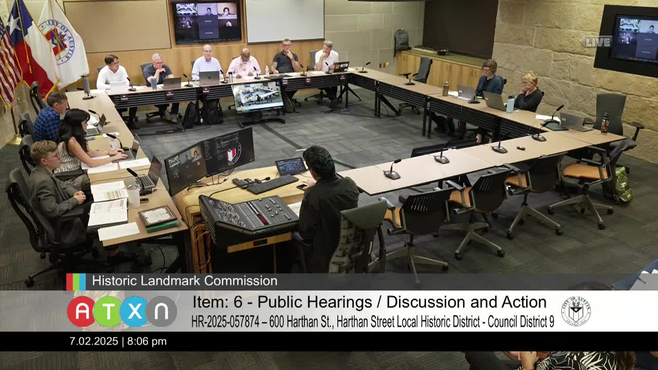 Commissioners approve historic district partial demolition plan in public hearing