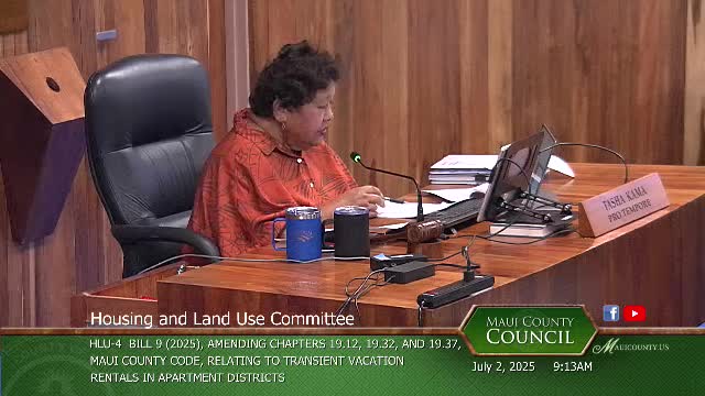 Maui Council designates experts for executive session on vacation rental legality