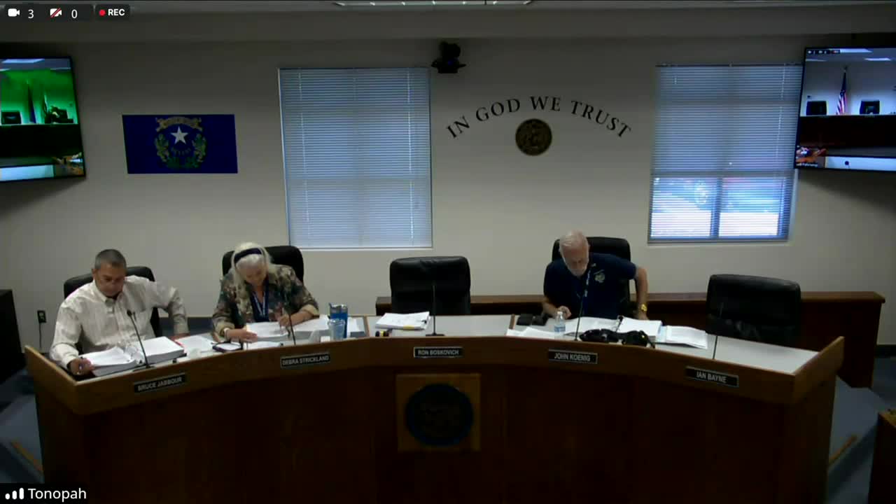 Nye County Commissioners negotiate budget amendments amid public concerns in Pahrump
