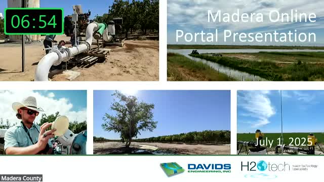 Jeff Davis presents groundwater management solutions for Madera and Chowchilla Sub Basins