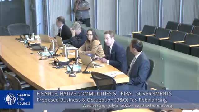 Seattle proposes business tax overhaul increasing exemptions and changing rates