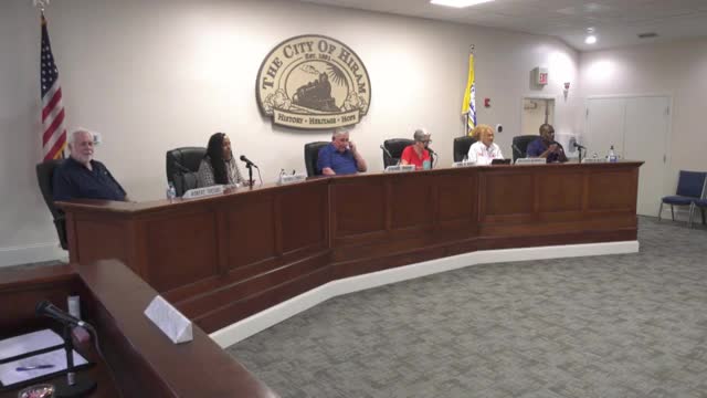 Hiram City Council adopts new vision and mission statements for community growth