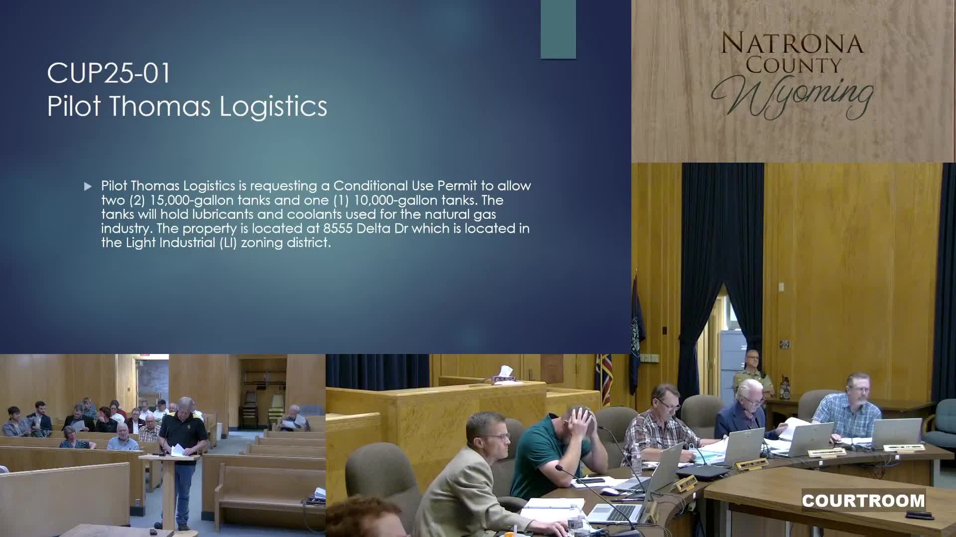 Pilot Thomas Logistics seeks approval for 15,000-gallon storage tanks in county