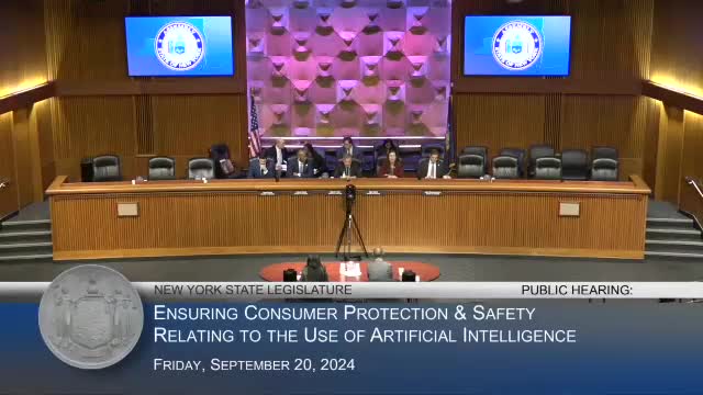 Assemblywoman Rosick leads New York hearing on AI consumer protection legislation