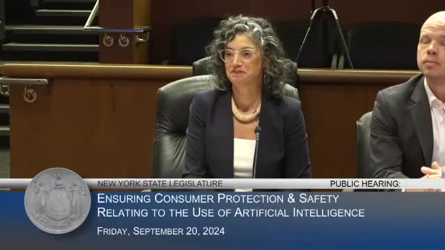 New York lawmakers discuss regulating AI and algorithmic decision-making to protect civil rights