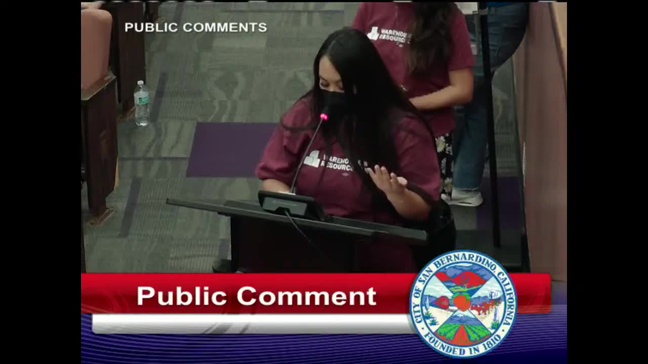San Bernardino residents demand action on air quality and ICE enforcement