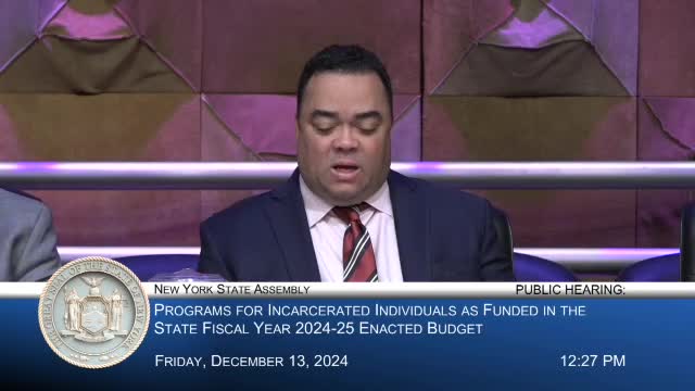 Advocate urges reintegration programs for formerly incarcerated individuals in Clinton