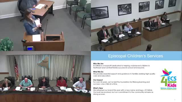 Local nonprofits ask commissioners for small grants to support childcare, senior services and after‑school programs