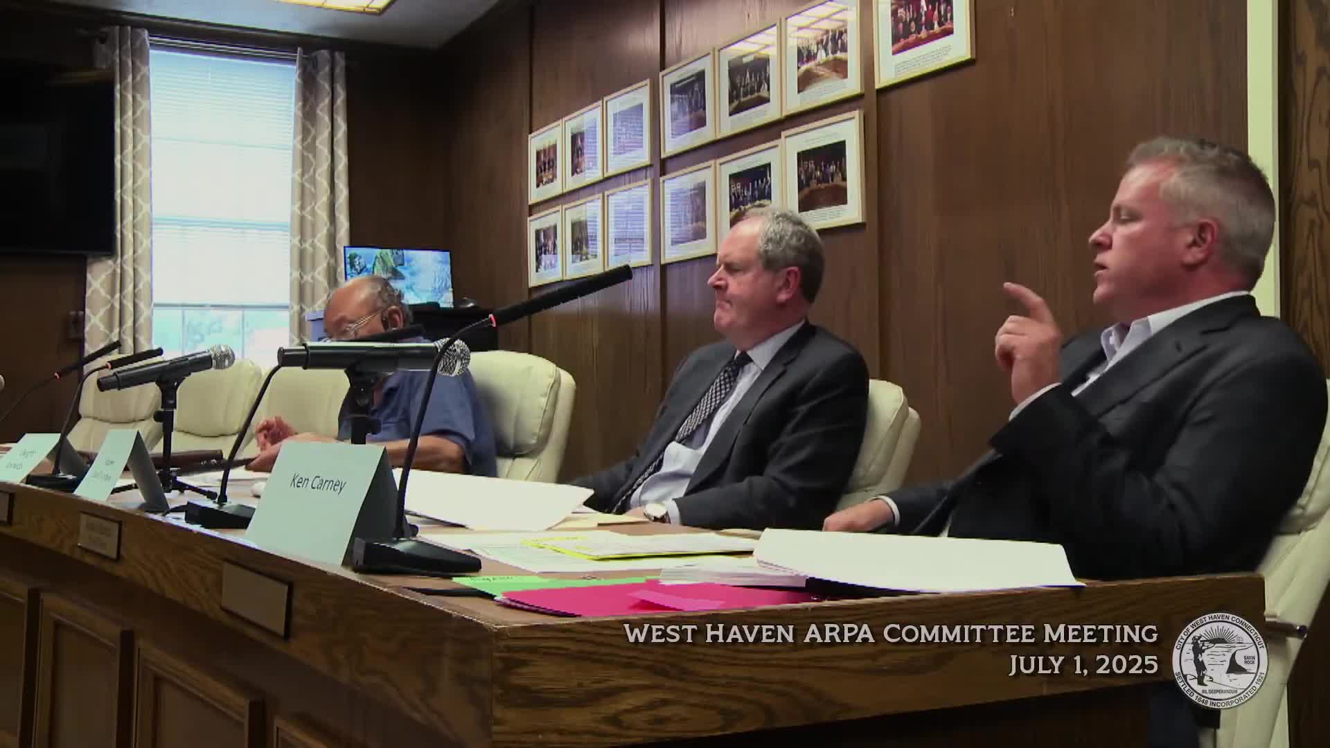 ARPA committee clears payments for Painter Park courts, benches and veterans monument work