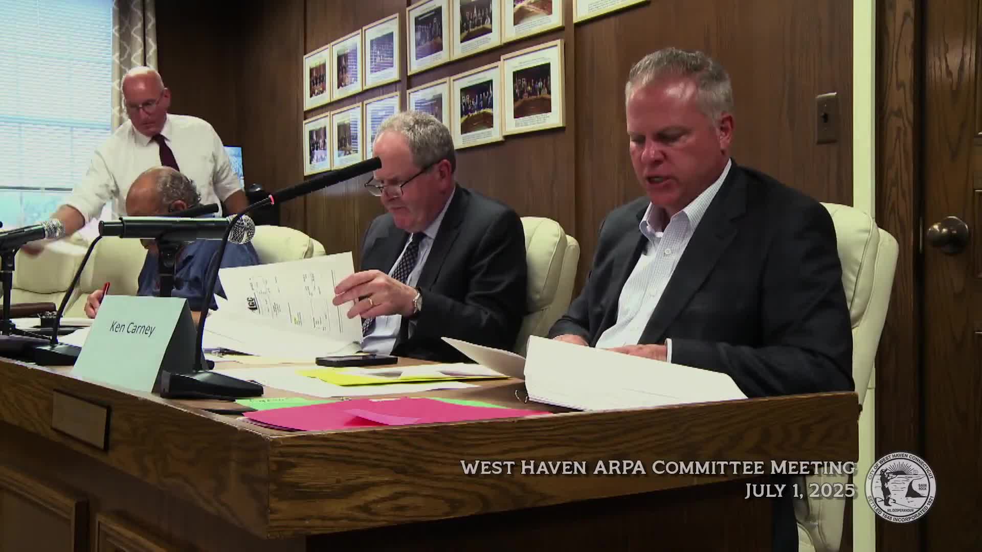 Committee OKs community façade work, arts reimbursements, mini-golf deposit and shelter cleaning invoices