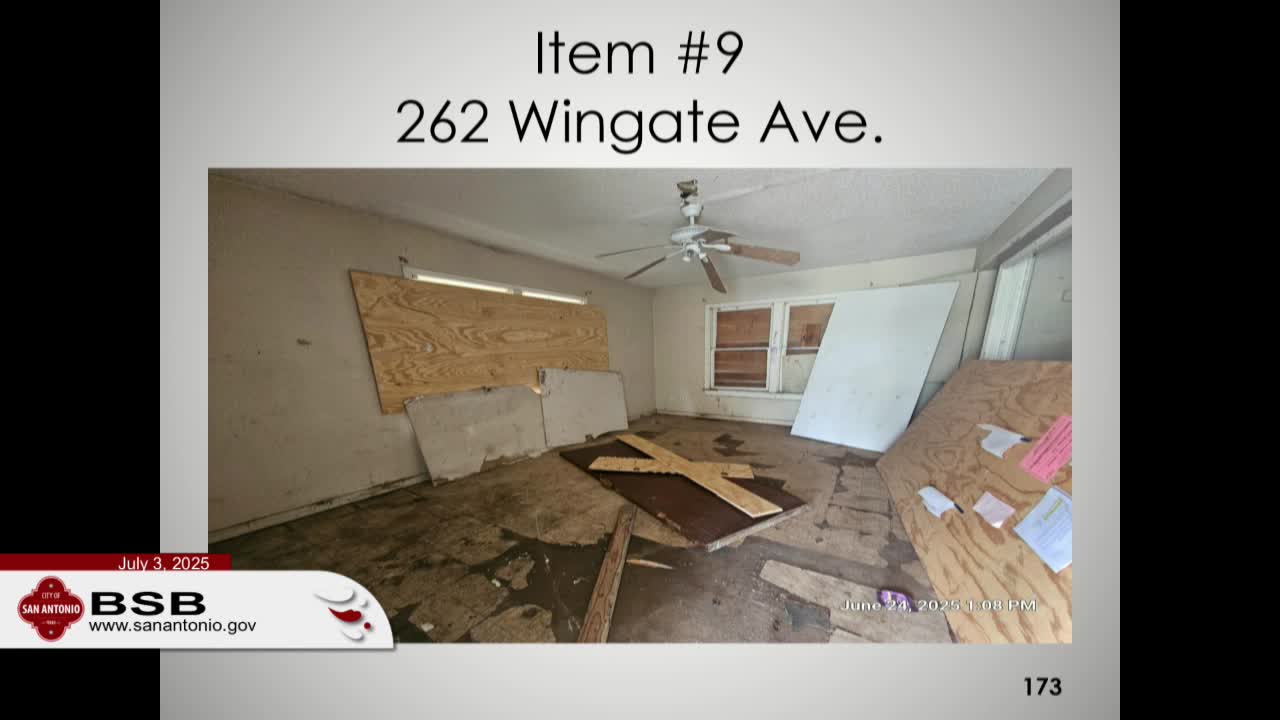 Inspection reveals severe structural damage at 262 Wingate Avenue property