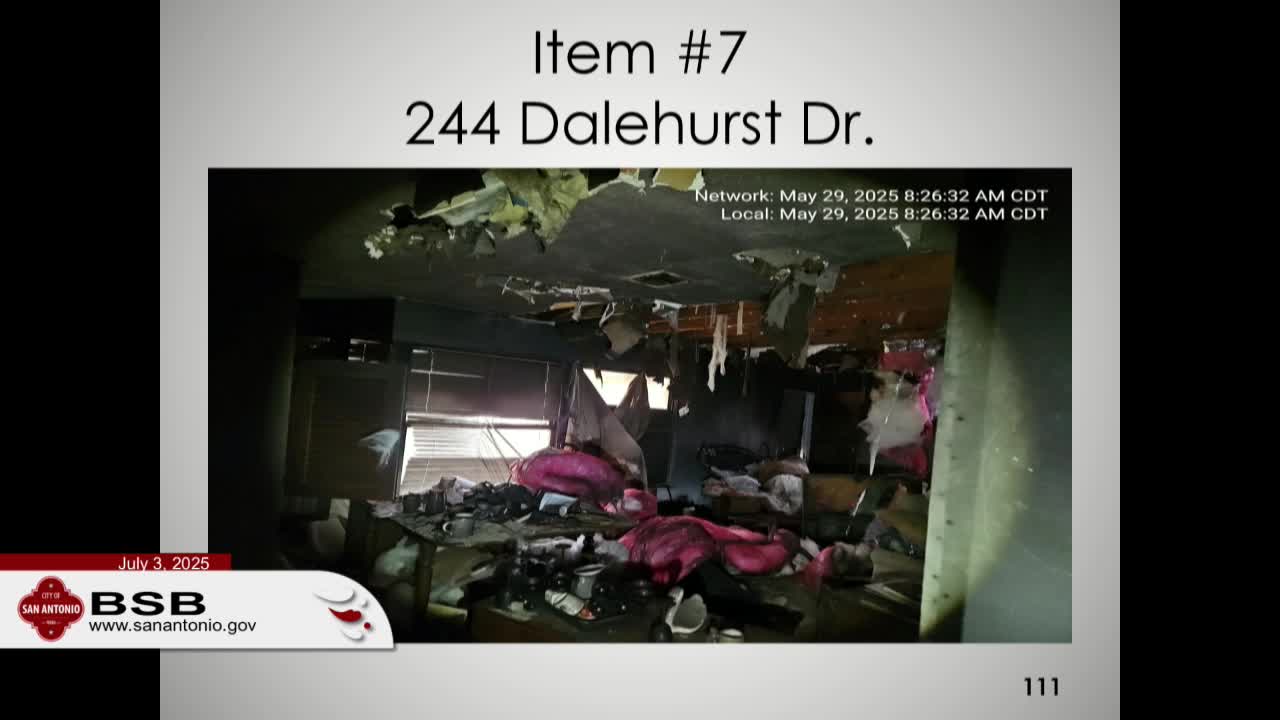 City officials recommend demolition of fire-damaged home on Hirst Drive