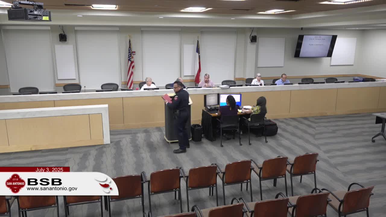 Officer addresses ongoing issues of squatters and drug activity at 218 West Dixon