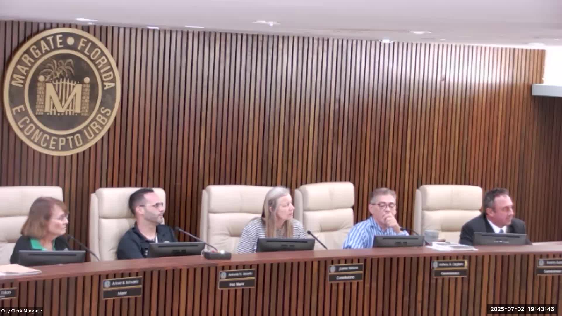 Margate residents confront city officials over water leaks and parking fines