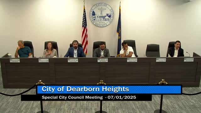 Dearborn Heights council debates fire station transparency and community safety concerns