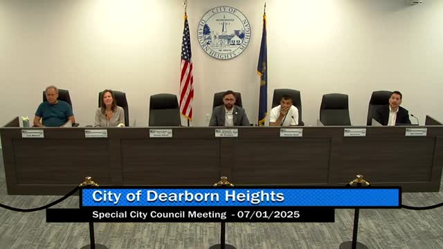 Dearborn Heights council addresses Home Rule City Act and resident concerns