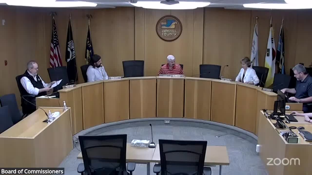 Yamhill County students thank commissioners for ARPA grant support