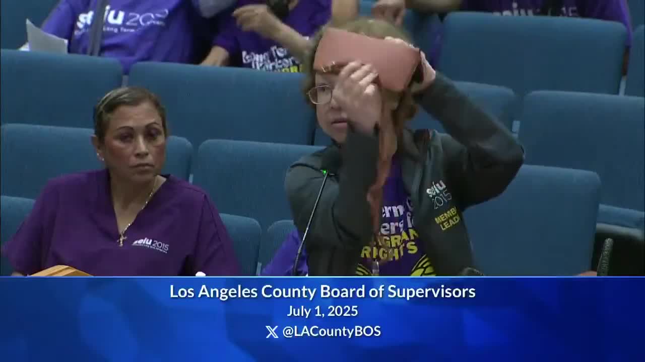 Dozens of IHSS home‑care workers tell supervisors county's $0 wage counteroffer is unacceptable