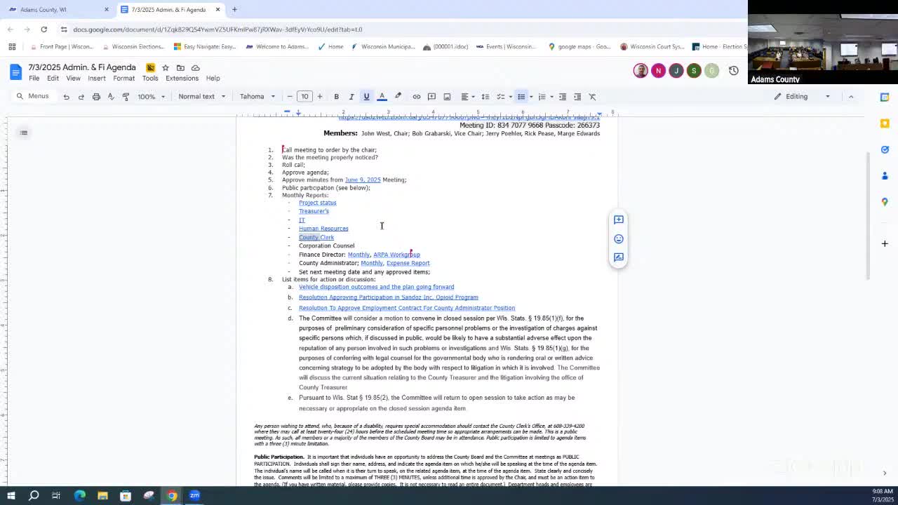 Adams County committee votes to participate in tentative Sandoz opioid settlement