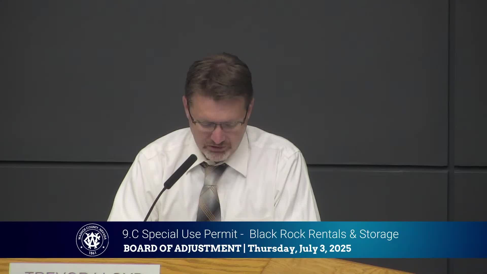 Washoe County considers alternative screening for BlackRock Rental and Storage in Empire