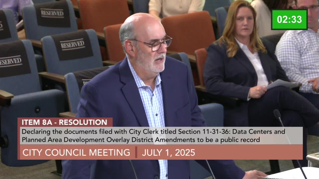 Mesa Council debates zoning regulations for future data center developments