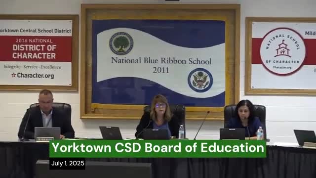 Yorktown Central School Board approves student participation in ski team from Lakeland and Walter Panis