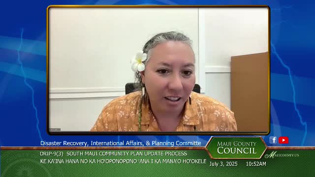 South Maui community plan committee explores new audio options for engagement