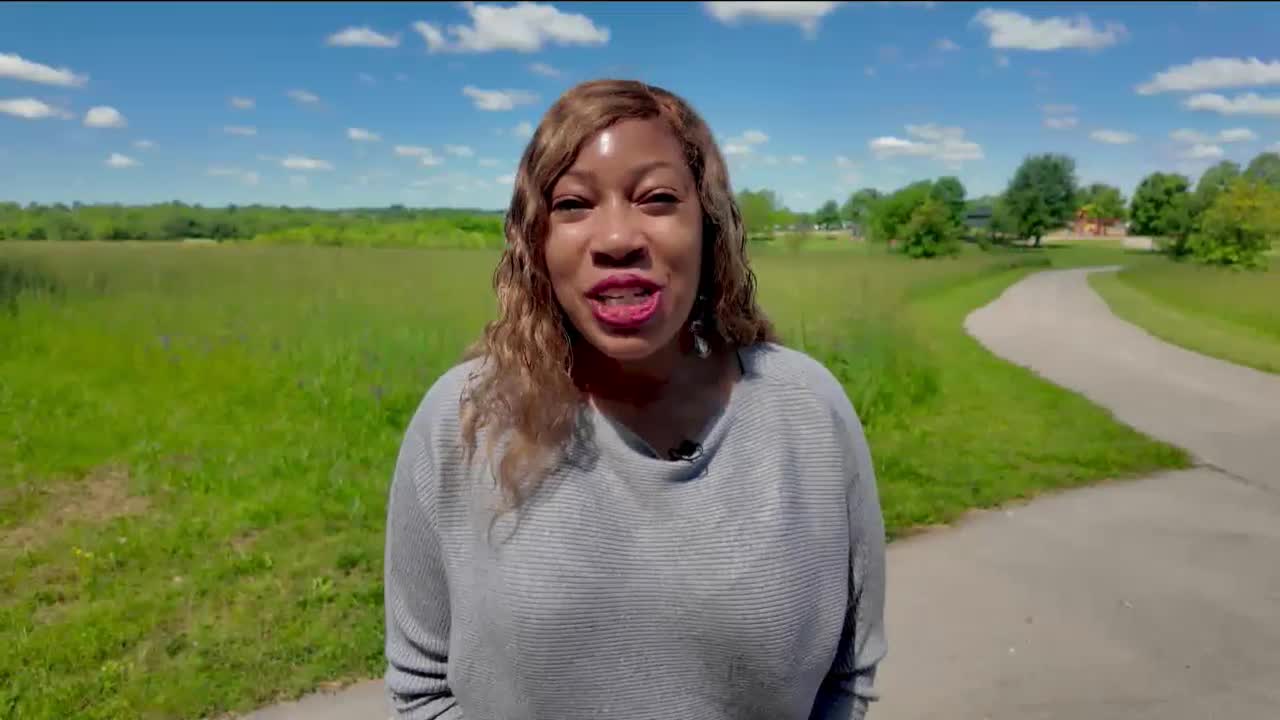 Council member Shayla Lynch promotes tree planting in Madison Station Park