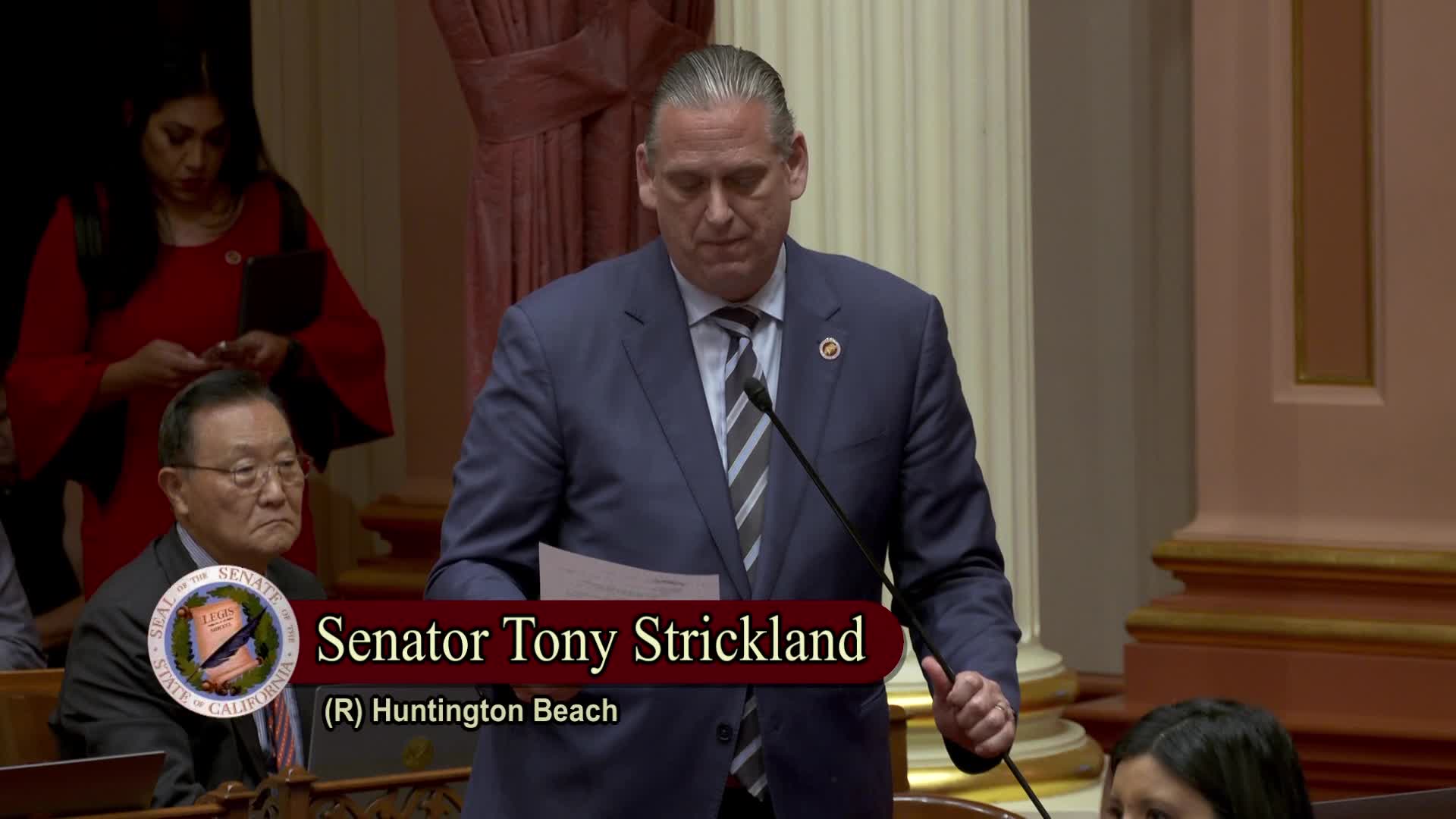 Senator honors late mother Antonia Strickland on her 80th birthday tribute