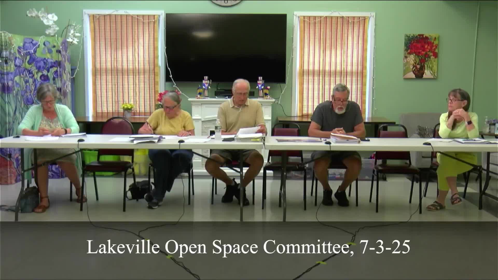 Lakeville Open Space Committee approves planning-board revisions and adopts 10-year timeline