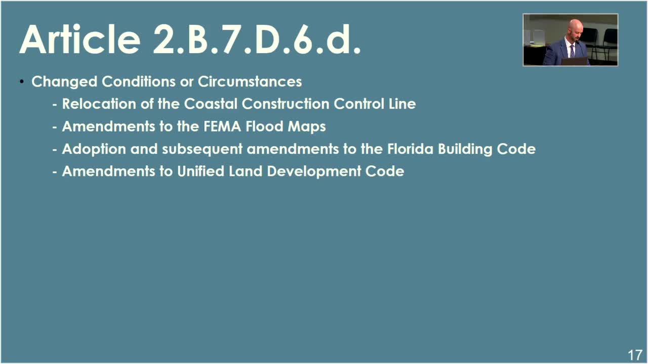 County considers waiver for Beach Sound condo project setback requirements
