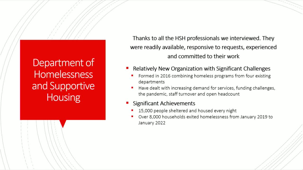 San Francisco's HSH unveils five-year plan to combat homelessness and improve contracting