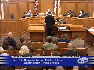 San Francisco PUC discusses Ryan Brooks and Richard Sklar reappointments amid public support