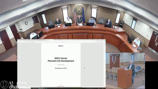 Applicant describes two-lot corner redevelopment, parking changes and new driveway cut on Highway 41